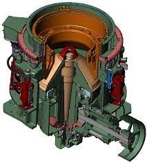 50 - 1000 tph Hydrauliczna kruszarka stożkowa rudy węgla Mała miedź