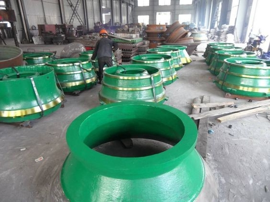 Quarry Concave Mantle Socket Bowl Liner Części zużywające się Części zamienne do kruszarki stożkowej